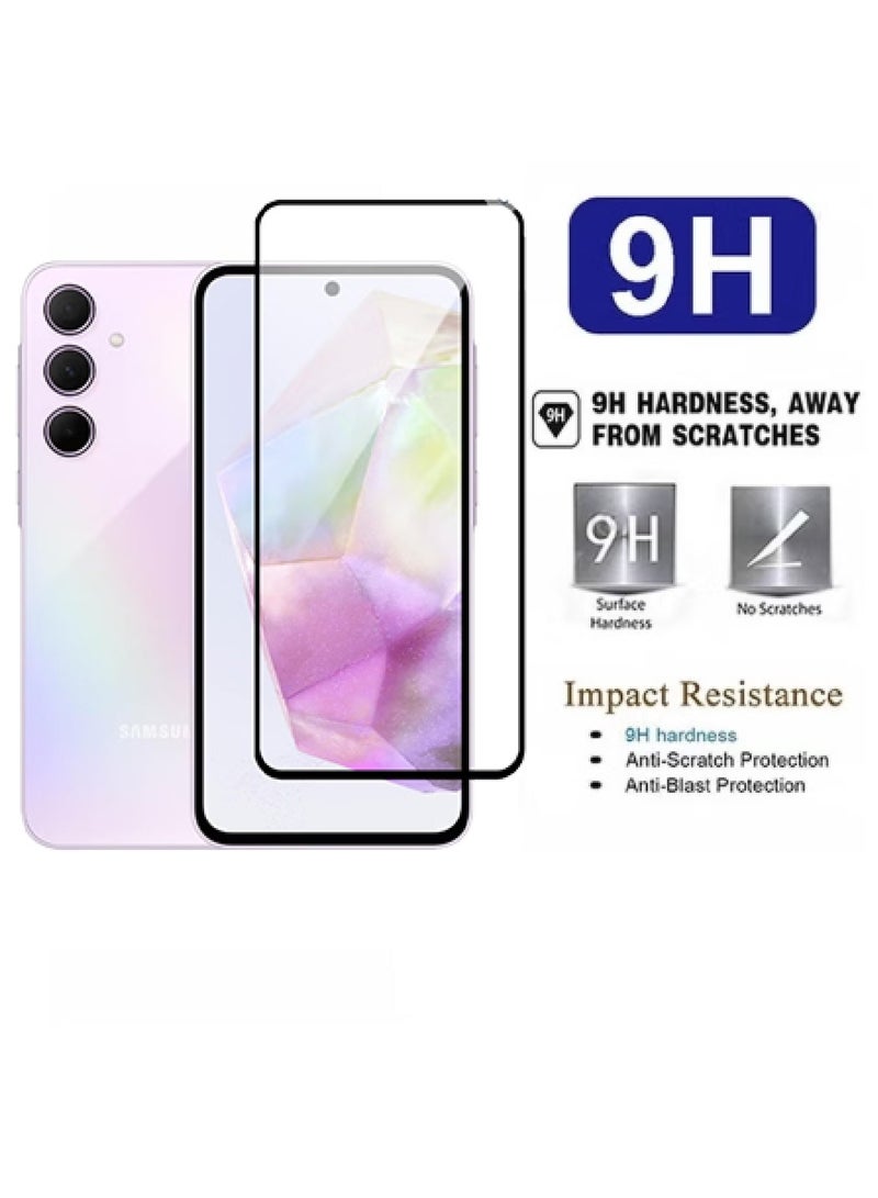 MOBM Samsung Galaxy A55 Clear Magnetic Case with Privacy Screen Protector and Tempered Glass Pack of 3 - Image 3